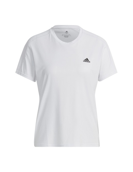 ADIDAS RUN IT TEE W WHITE