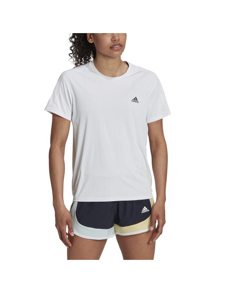 ADIDAS RUN IT TEE W WHITE