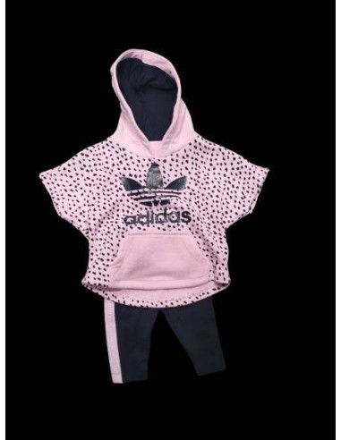 CHÁNDAL ADIDAS BEBÉ NIÑA ALGODÓN MANGA CORTA