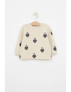 SUDADERA BEBÉ CON FELPA...