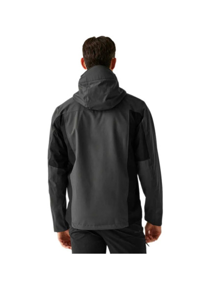 CHUBASQUERO IMPERMEABLE 15.000 MM HOMBRE REGATTA BIRCHDALE II GRIS