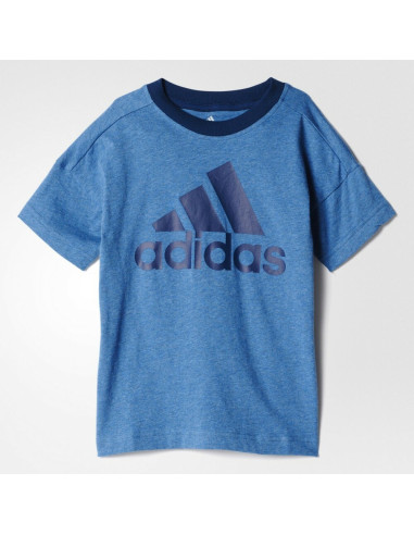 CAMISETA DE NIÑO ADIDAS LK LOGO TEE AZUL