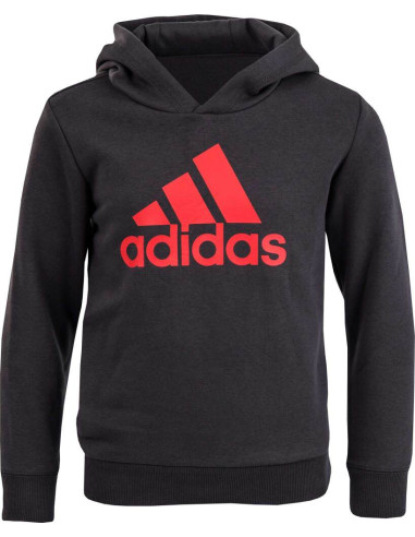SUDADERA CON CAPUCHA NIÑO YB LOGO HD GRIS