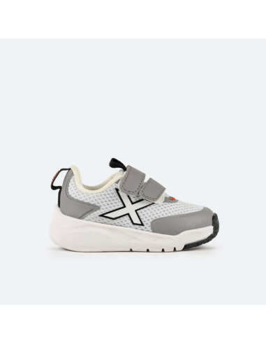 ZAPATILLAS KIDS MUNICH BABY CLOE 21 BLANCO/GRIS