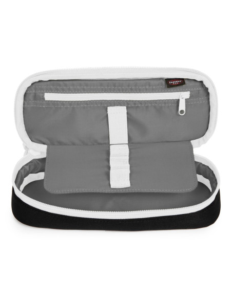 ESTUCHE EASTPAK OVAL SINGLE U67 KONTRAST NEGRO/BLANCO