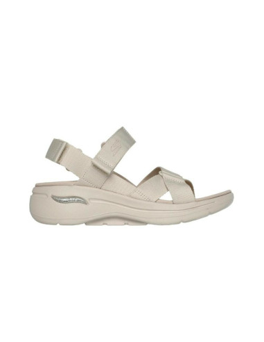 Sandalia SKECHERS-GO WALK ARCH FIT SAN-140808NAT-BLANCO-MUJER