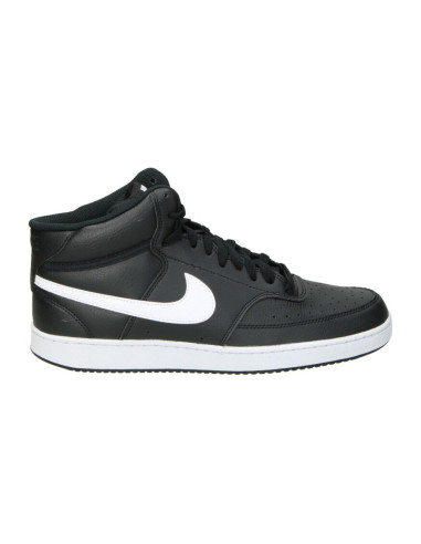BOTIN NIKE COURT VISION MID NN NEGRO/BLANCO