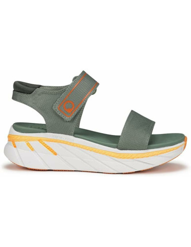 SANDALIAS MUJER ATOM FUSION AT105 VERDE-NARANJA