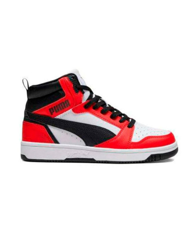 PUMA Calzado multideporte-Puma Rebound V6 Mid-393832-03-BLANCO-NEGRO