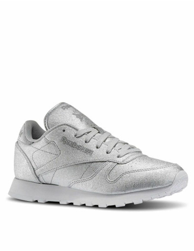 ZAPATILLAS MUJER CL LTHR SYN PLATA