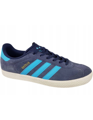 ZAPATILLAS ADIDAS GAZELLE J AZUL-TURQUESA
