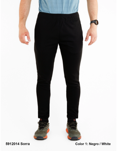 PANTALÓN CHANDAL ALGODÓN FINO SPHERE NEGRO SORRA