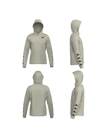 SUDADERA CON CAPUCHA KAPPA GIKOM,