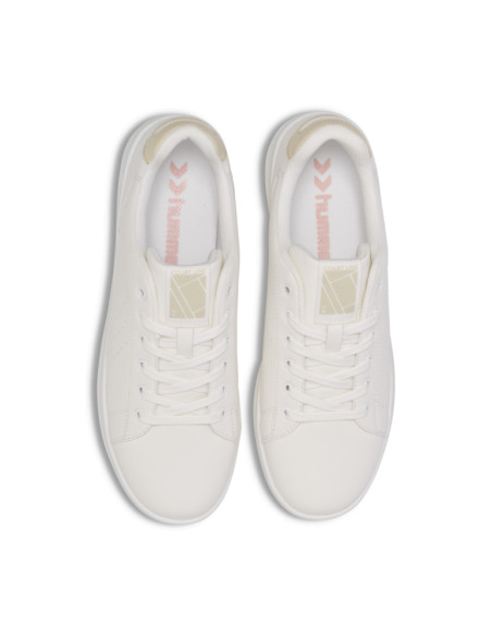 Zapatilla de Moda para UNISEX HUMMEL COURT LINE WHITE/BONE WHITE