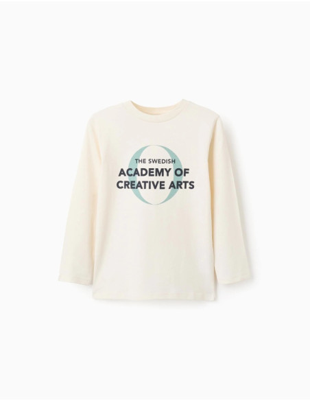 CAMISETA MANGA LARGA ZIPPY NIÑO ALGODON SWEDISH