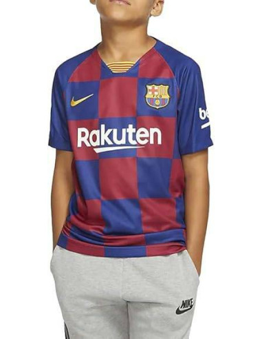 CAMISETA JUNIOR 1ª EQUIPACIÓN FÚTBOL CLUB BARCELONA NIKE CAMISETA 2018/2019