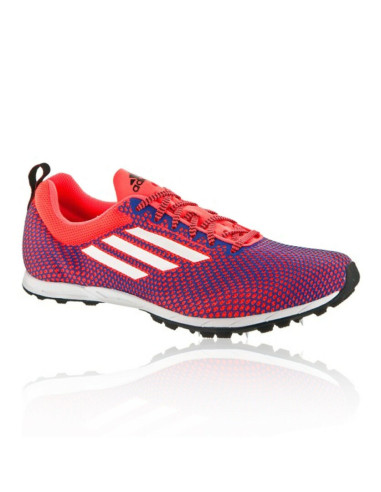 ZAPATILLA CLAVOS ATLETISMO MUJER  ADIDAS XCS 6 W AZUL NARANJA