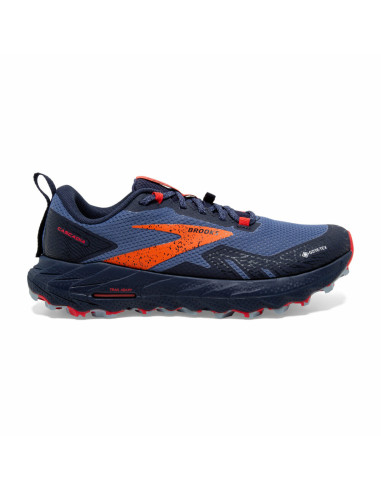 ZAPATILLAS GORETEX BROOKS CASCADIA 17 MARINO NARANJA