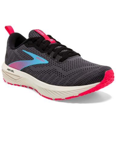 BROOKS REVEL 6 W NEGRO/CELESTE