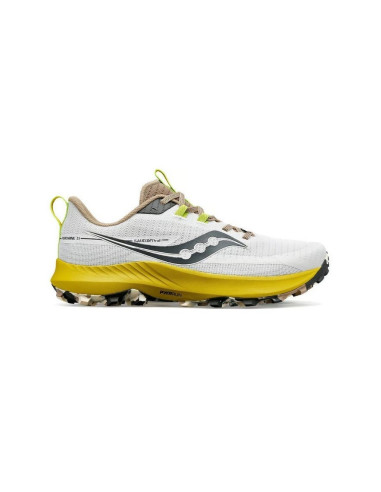 SAUCONY TRAIL RUNNING PEREGRINE 13 BLANCO AMARILLO