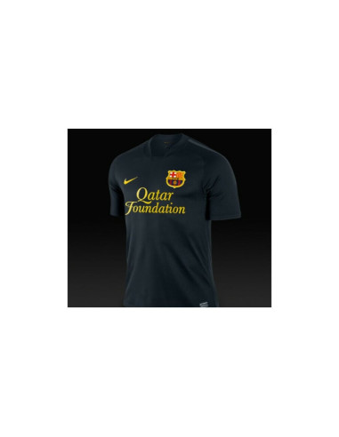 CAMISETA 2ª EQUIPACION FUTBOL CLUB BARCELONA 2011/2012 NEGRO JR