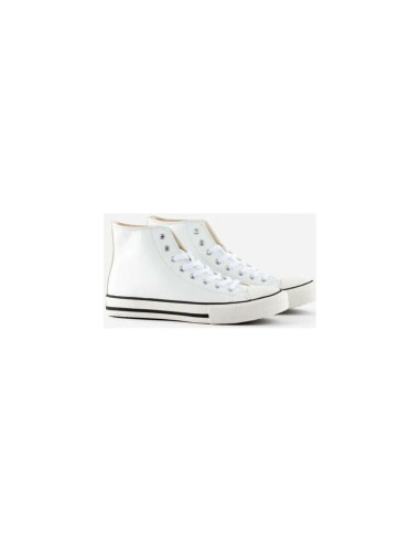 BOTIN VICTORIA BLANCO PIEL