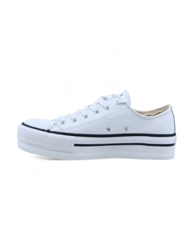 ZAPATILLAS VICTORIA PLATAFORMA PIEL BLANCO