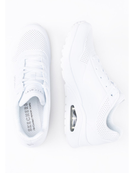 Sneaker SKECHERS-UNO-73690W-MUJER-BLANCO