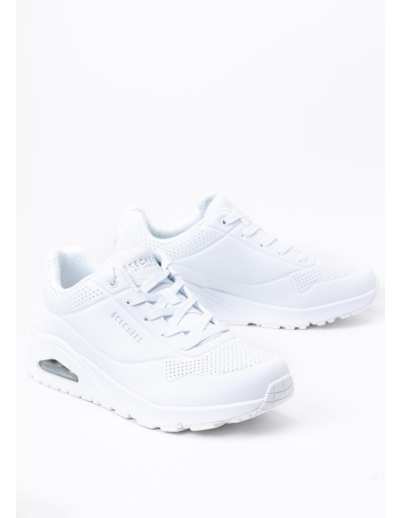 Sneaker SKECHERS-UNO-73690W-MUJER-BLANCO