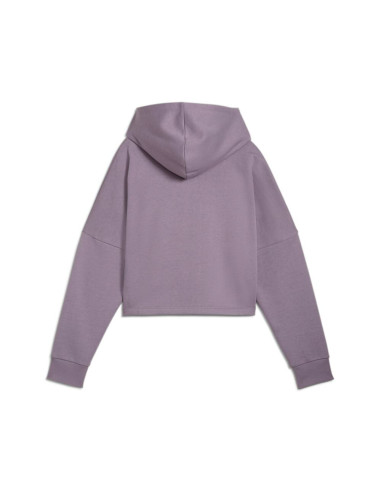 Sudadera Gris PUMA CROPPED Capucha Niña