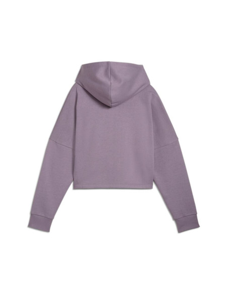 Sudadera Gris PUMA CROPPED Capucha Niña