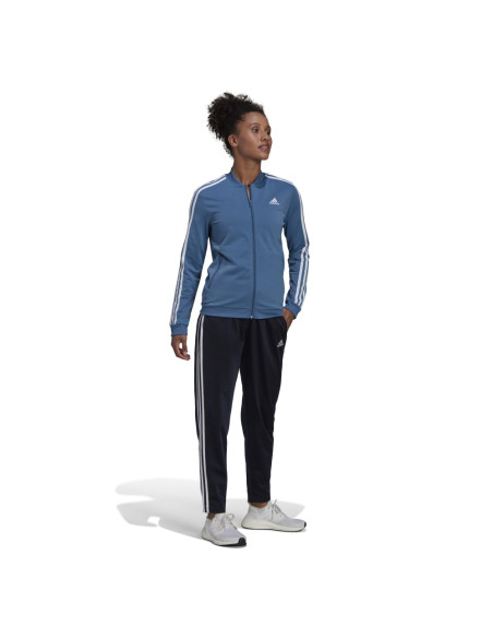 CHANDAL MUJER ADIDAS-W 3S TR TS AZUALT/BLANCO