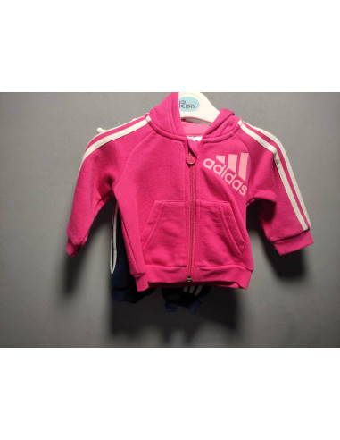 CHÁNDAL ADIDAS BEBÉ NIÑA ALGODÓN I J 3S FZ JOGGE