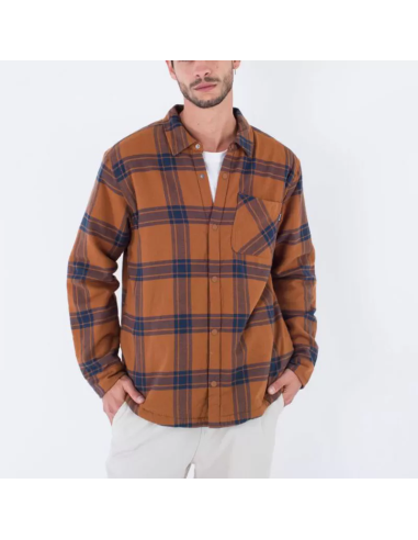 CAMISA MANGA LARGA FRANELA BORREGUILLO INTERIOR HURLEY PORTLAND SHERPA LINNED FLANNEL