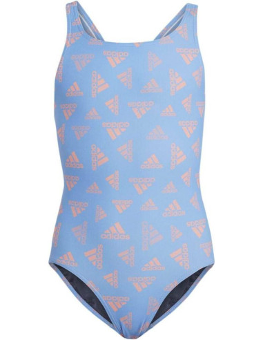 BAÑADOR PISCINA NIÑA ADIDAS LOGO SWIMSUIT VIOLETA