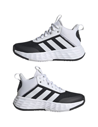 CALZADO DE BALONCESTO ADIDAS OWNTHEGAME 2.0 K NEGRO BLANCO