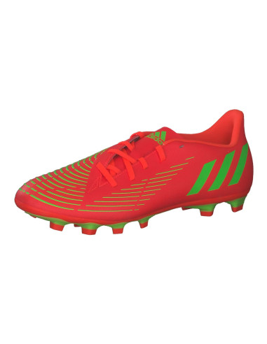 BOTAS DE FÚTBOL ADIDAS PREDATOR EDGE.4 FXG SOLRED NARANJA-VERDE