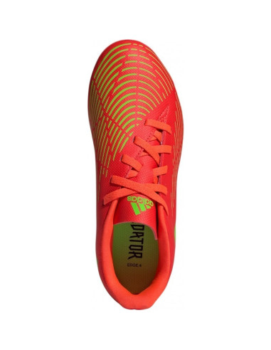 BOTAS DE FÚTBOL ADIDAS PREDATOR EDGE.4 FXG SOLRED NARANJA-VERDE