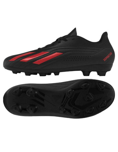 BOTAS DE FÚTBOL ADIDAS DEPORTIVO II FXG J NEGRO-ROJO
